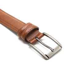 Men's Belt With Pinlock - Mustard