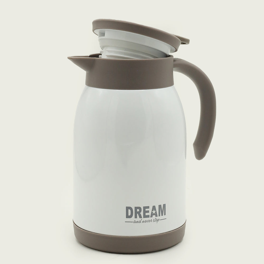 Stainless Steel Vacuum Thermos - 800Ml - Grey & White, Thermos & Mug, Chase Value, Chase Value