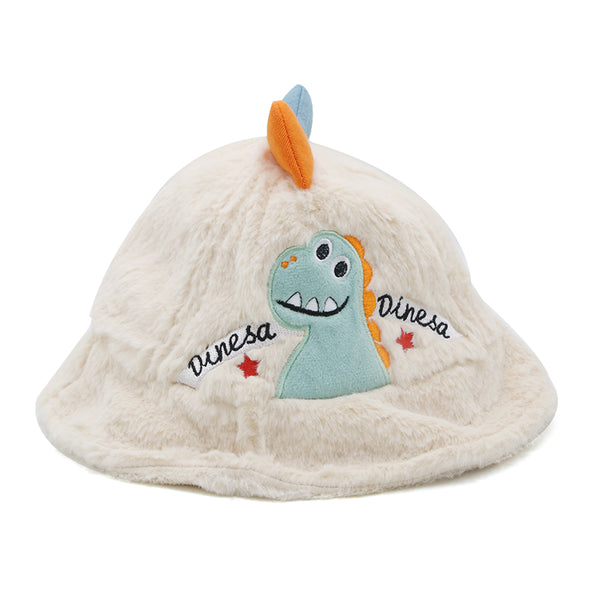 Kids Woolen Cap - Fawn