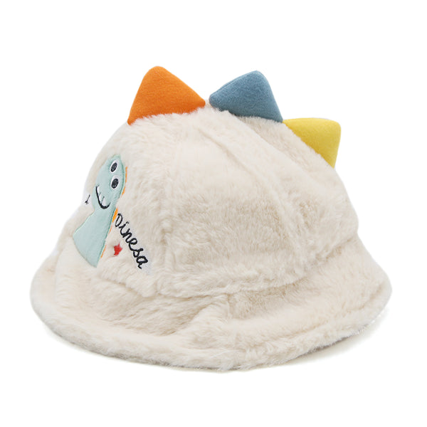 Kids Woolen Cap - Fawn