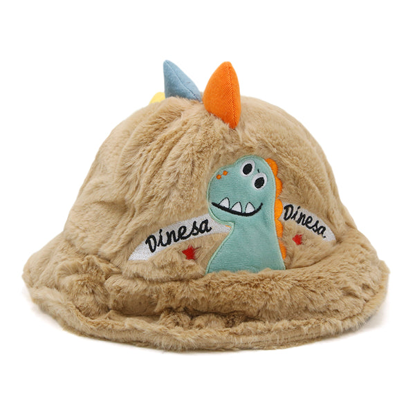 Kids Woolen Cap - Brown