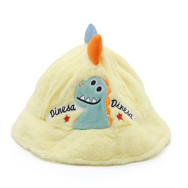 Kids Woolen Cap - Lemon