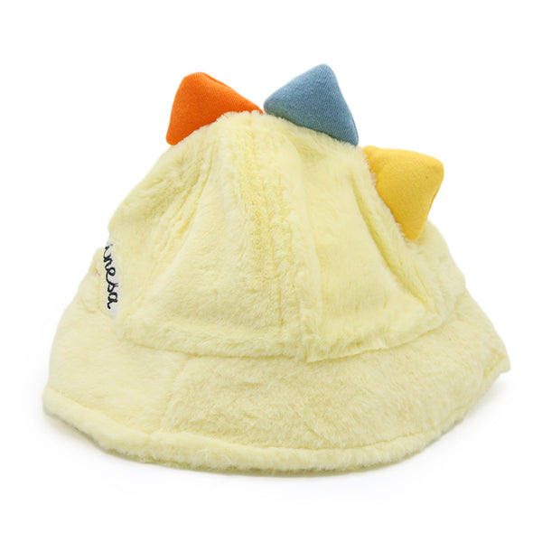 Kids Woolen Cap - Lemon