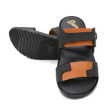 Men's Slipper - Black, Men's Slippers, Chase Value, Chase Value