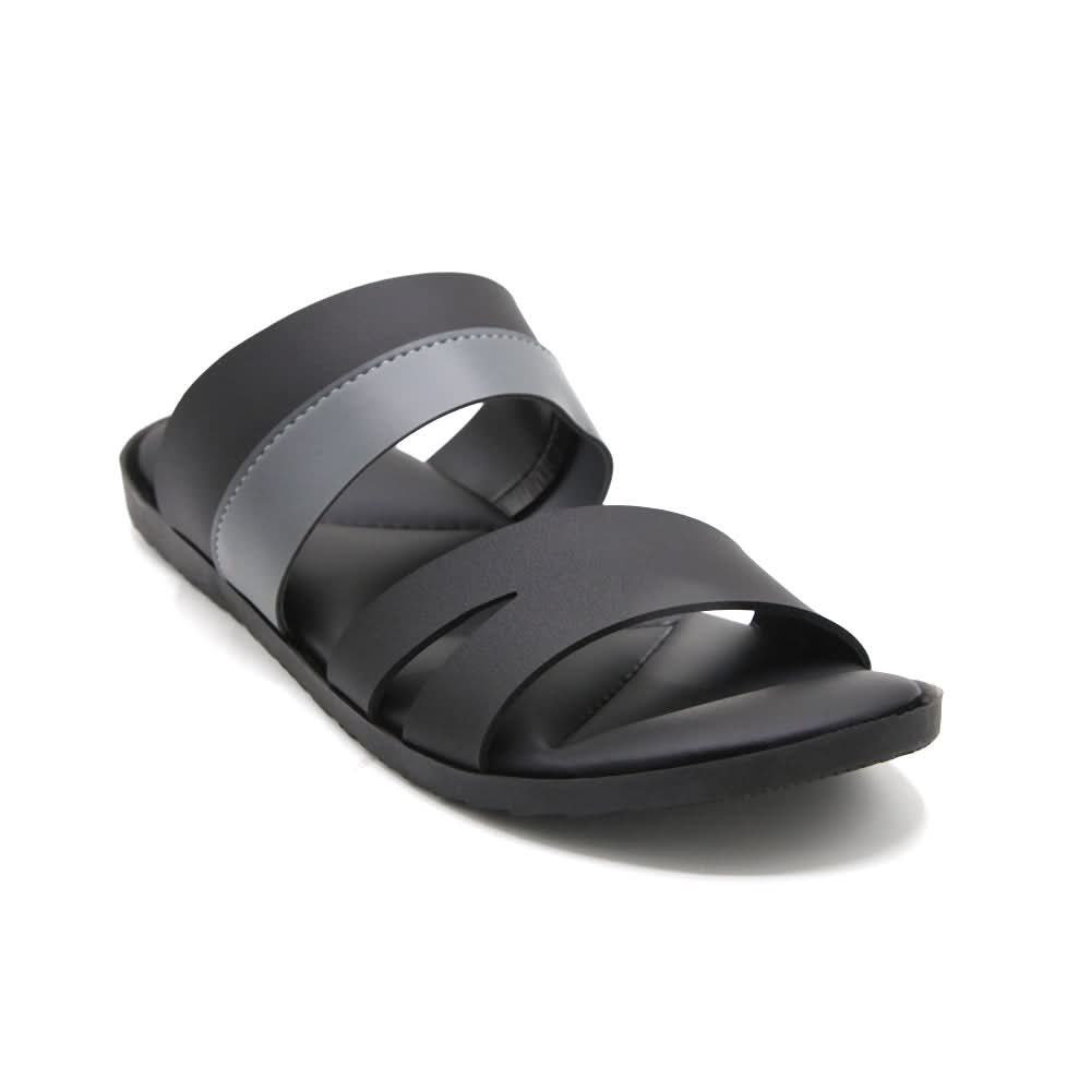 Men's Slipper - Black, Men's Slippers, Chase Value, Chase Value