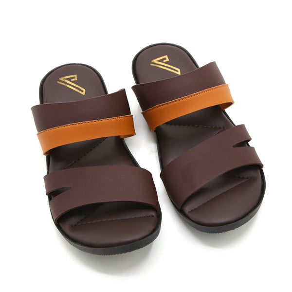 Men's Slipper - Brown