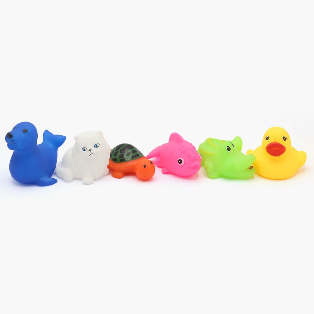Kids Animal Set 6Pcs - Multi Color, Animal Toys, Chase Value, Chase Value
