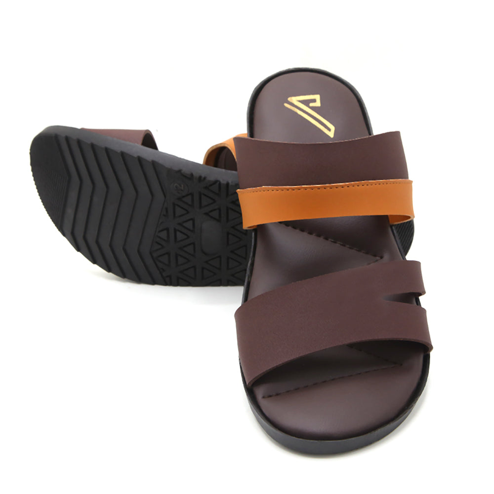 Men's Slipper - Brown, Men's Slippers, Chase Value, Chase Value