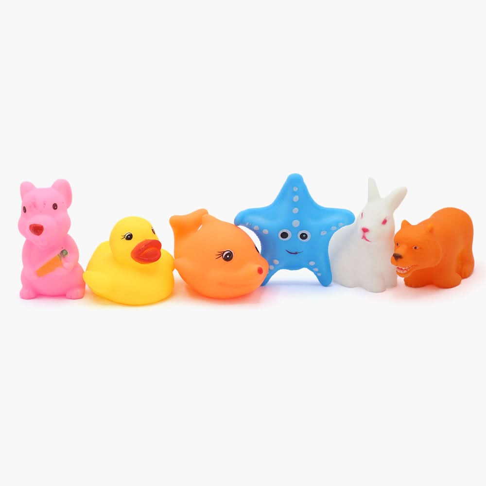 Kids Animal Set 6Pcs - Multi Color, Animal Toys, Chase Value, Chase Value