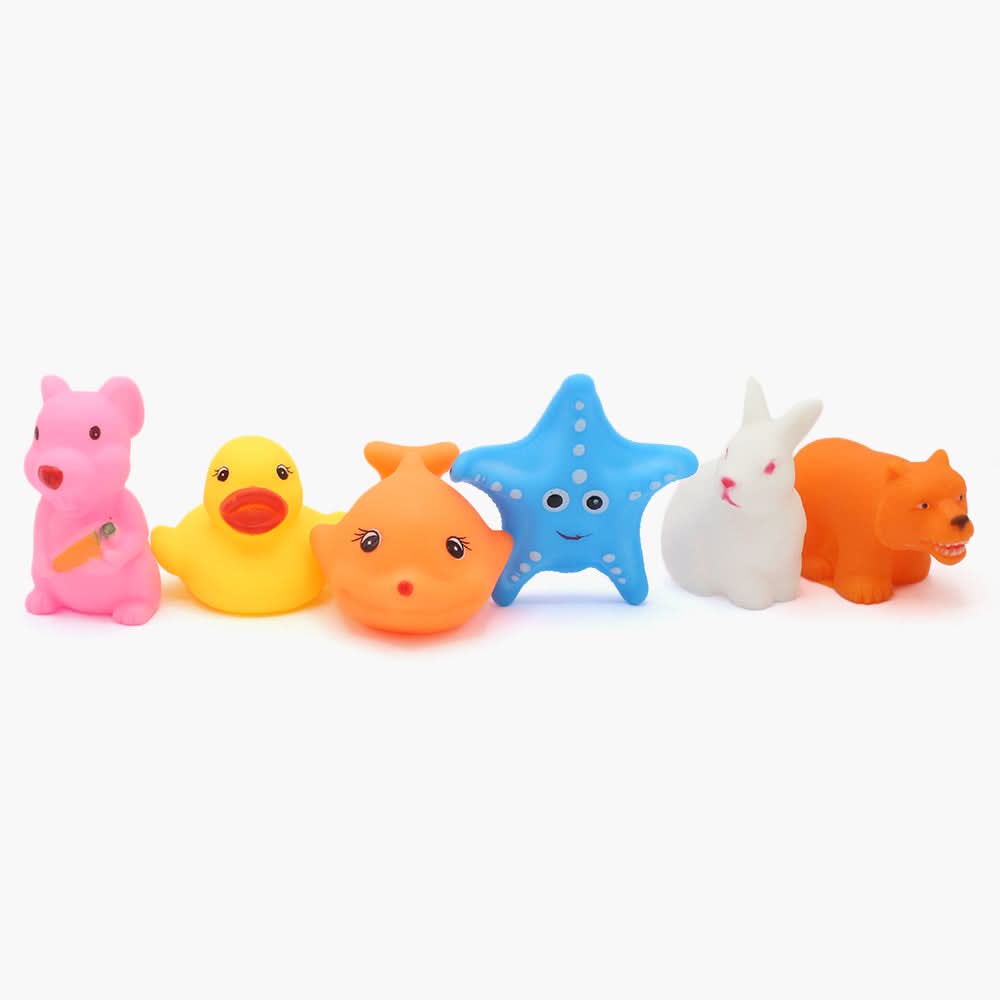 Kids Animal Set 6Pcs - Multi Color, Animal Toys, Chase Value, Chase Value