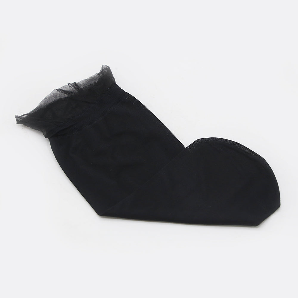 Women's Ankle Socks Pack of 5 - Black, Women Socks Stocking & Gloves, Chase Value, Chase Value