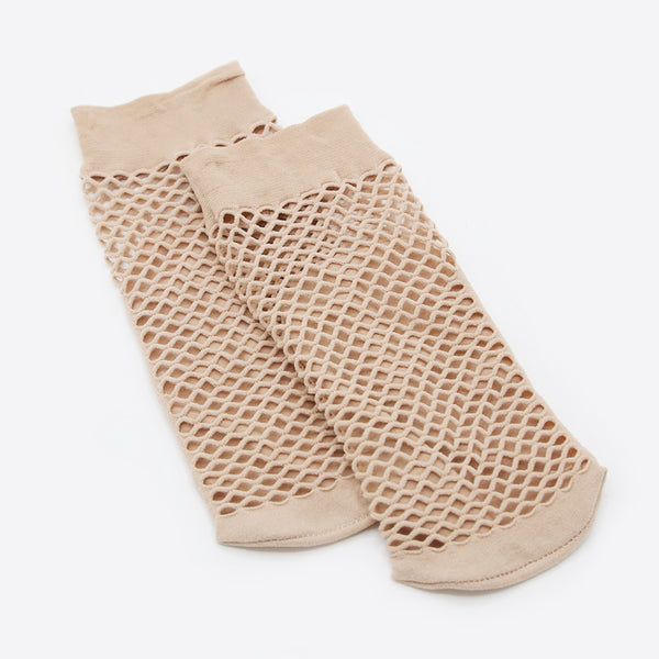 Women's Ankle Net Sock - Skin, Women Socks Stocking & Gloves, Chase Value, Chase Value