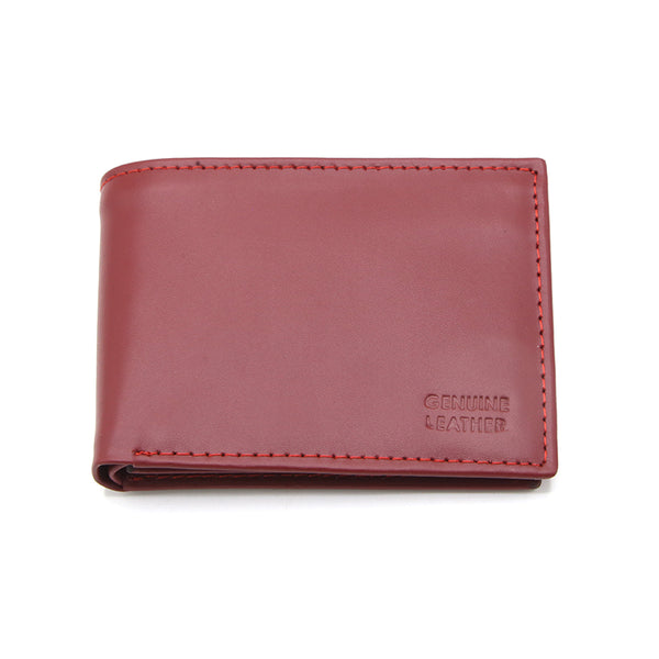 Men's Dollar Size Wallet - Red