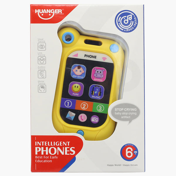 Kids Mobile Phone - Yellow, Musical Toys, Chase Value, Chase Value