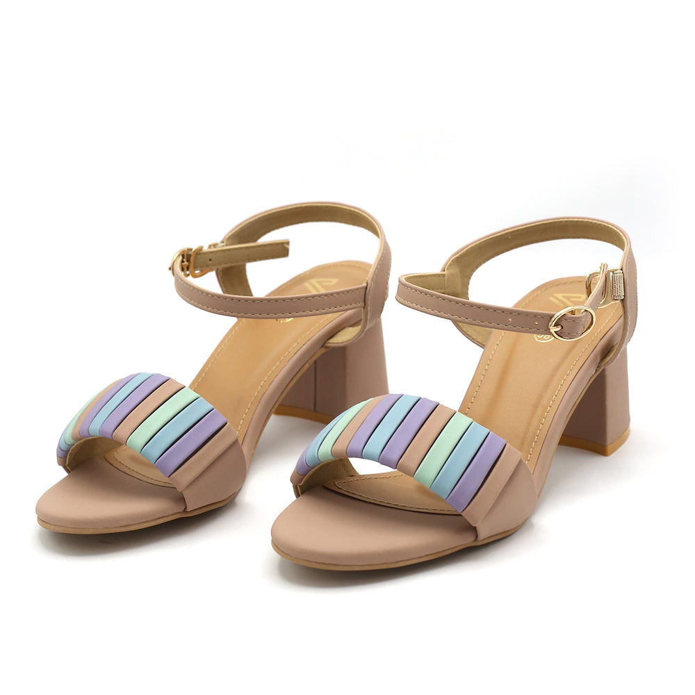 Women's Heel Sandal - Pink, Women Heels, Chase Value, Chase Value