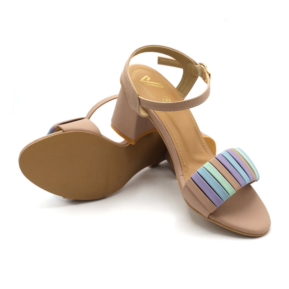 Women's Heel Sandal - Pink, Women Heels, Chase Value, Chase Value