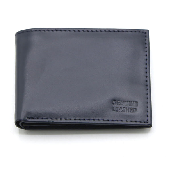 Men's Dollar Size Wallet - Navy Blue