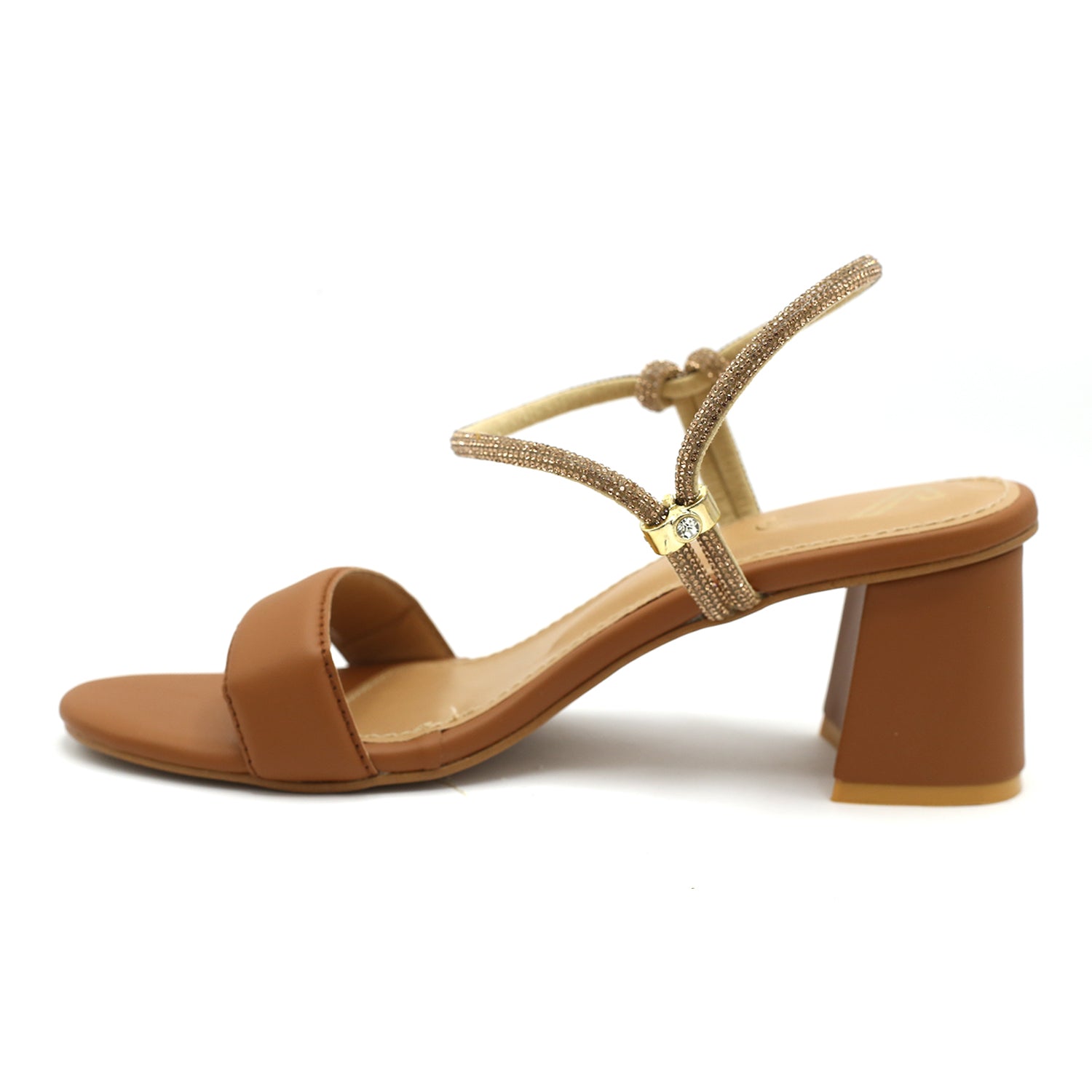 Women's Heel Sandal - Mustard, Women Heels, Chase Value, Chase Value
