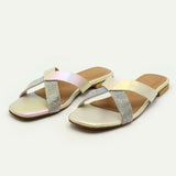 Women's Sandal - Golden, Women Slippers, Chase Value, Chase Value