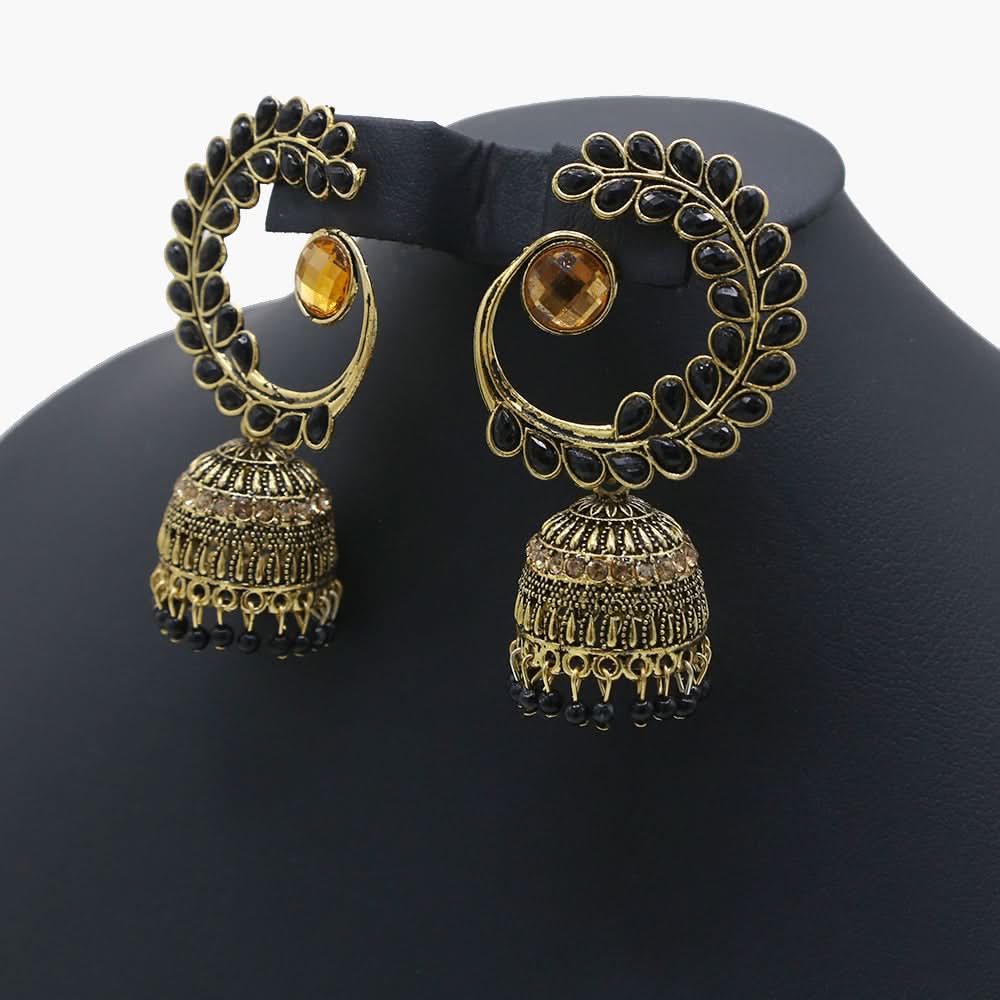 Ear Jhumki - Black, Women Earrings & Tops, Chase Value, Chase Value