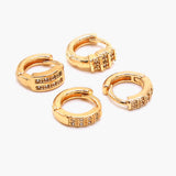 D Baali Pack of 2 - Golden, Girls Earrings & Tops, Chase Value, Chase Value