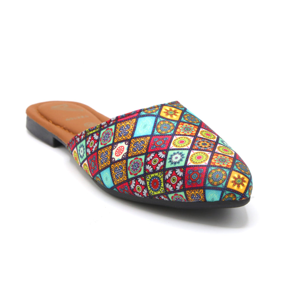 Women's Backless Pump - Yellow, Women Backless Pumps, Chase Value, Chase Value