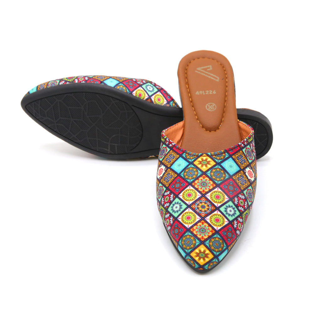 Women's Backless Pump - Yellow, Women Backless Pumps, Chase Value, Chase Value