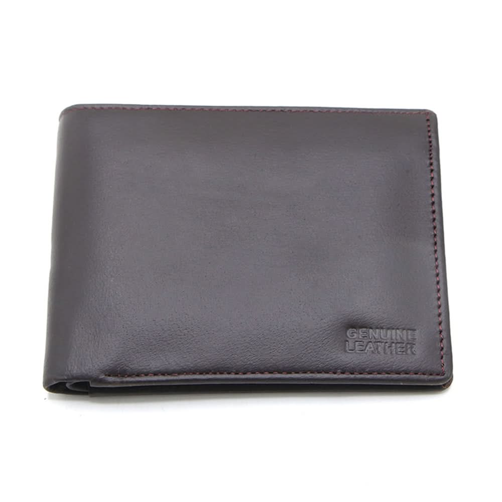Men's Leather wallet - Dark Brown, Men's Wallets, Chase Value, Chase Value