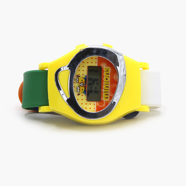 Boys Digital Character Watch - Yellow, Boys Watches, Chase Value, Chase Value