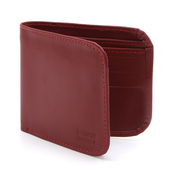 Men's Leather Wallet - Red