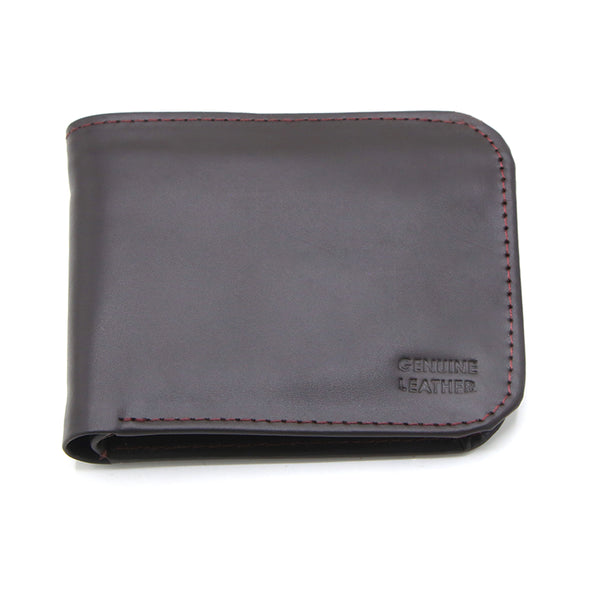 Men's Leather Wallet - Dark Brown