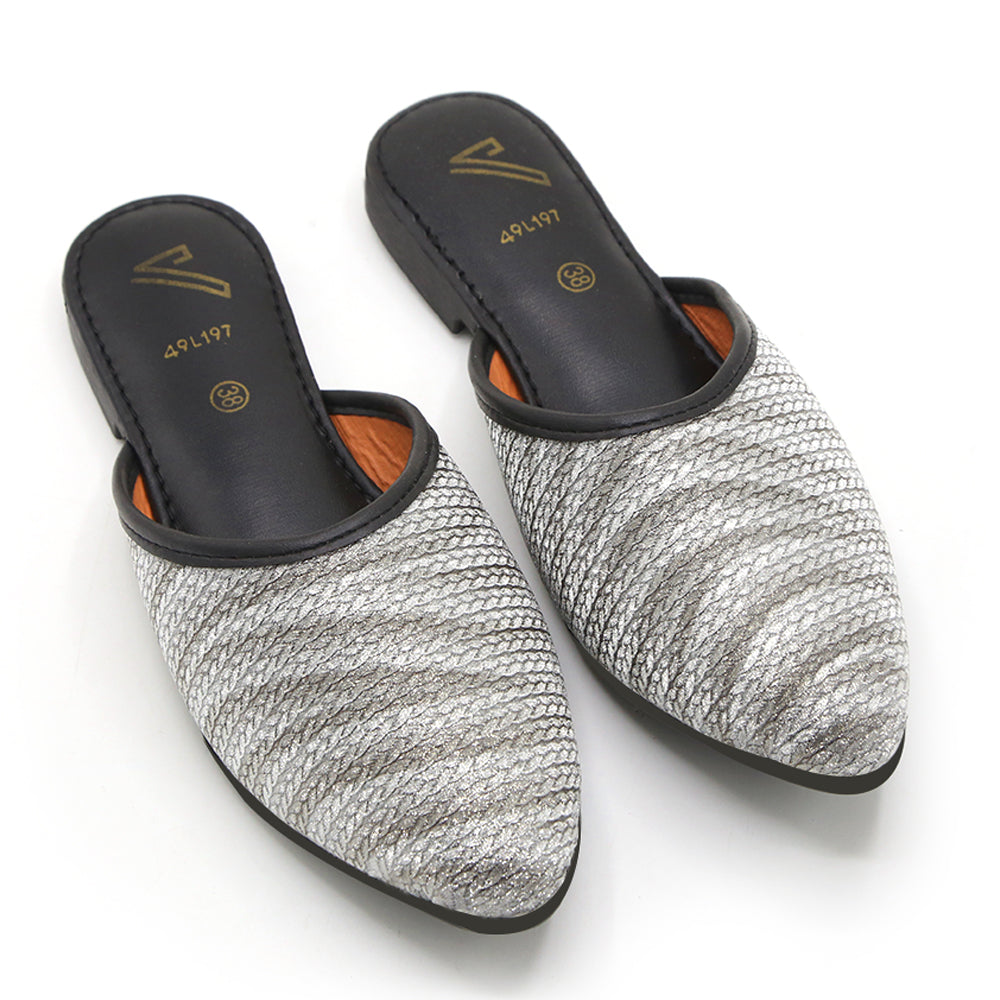 Valuable Women's Backless Pump - Black, Women Backless Pumps, Chase Value, Chase Value