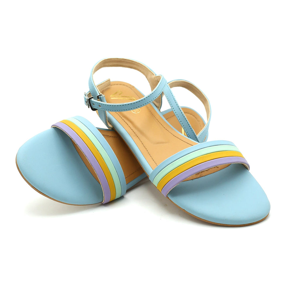 Valuable Women's Sandal - Cyan, Women Sandals, Chase Value, Chase Value