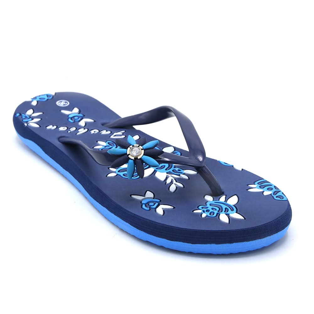 Women's Flip Flop Slipper - Navy Blue, Women Slippers, Chase Value, Chase Value