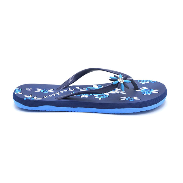 Women's Flip Flop - Navy Blue