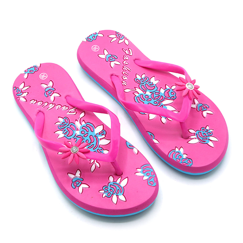 Women's Flip Flop Slipper - Pink, Women Slippers, Chase Value, Chase Value