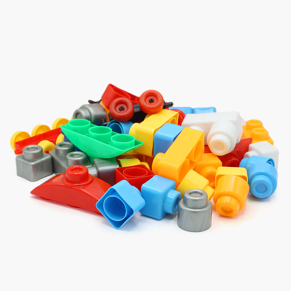 Kids Block Bag 67Pcs - Multi Color, Board Games & Puzzles, Chase Value, Chase Value