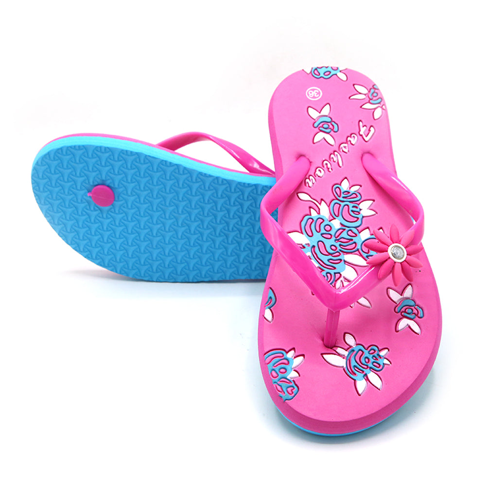 Women's Flip Flop Slipper - Pink, Women Slippers, Chase Value, Chase Value