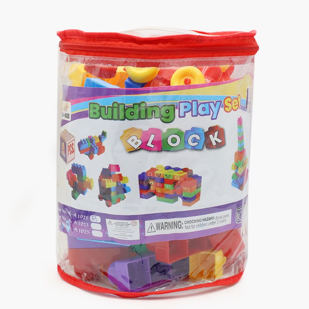 Kids Block Bag 65Pcs - Multi Color, Board Games & Puzzles, Chase Value, Chase Value