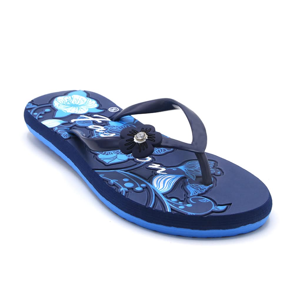 Women's Flip Flop Slipper - Navy Blue, Women Slippers, Chase Value, Chase Value