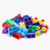 Kids Block Bag 65Pcs - Multi Color, Board Games & Puzzles, Chase Value, Chase Value