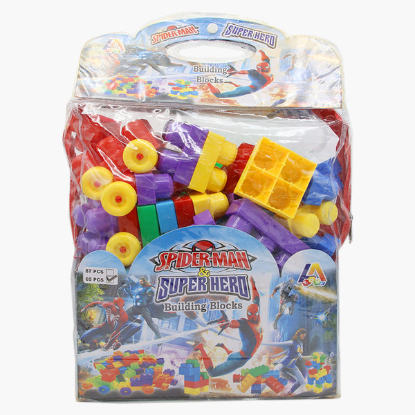 Kids Block Bag 65Pcs - Multi Color, Board Games & Puzzles, Chase Value, Chase Value