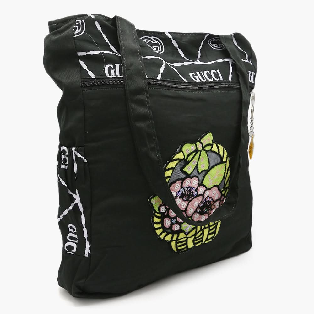 Women's Fabric Bag - Black, Women Bags, Chase Value, Chase Value