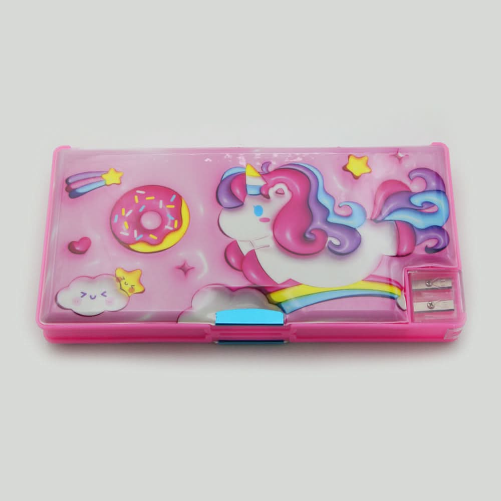 Pencil Box - Pink, Stationary Pouch & Box, Chase Value, Chase Value
