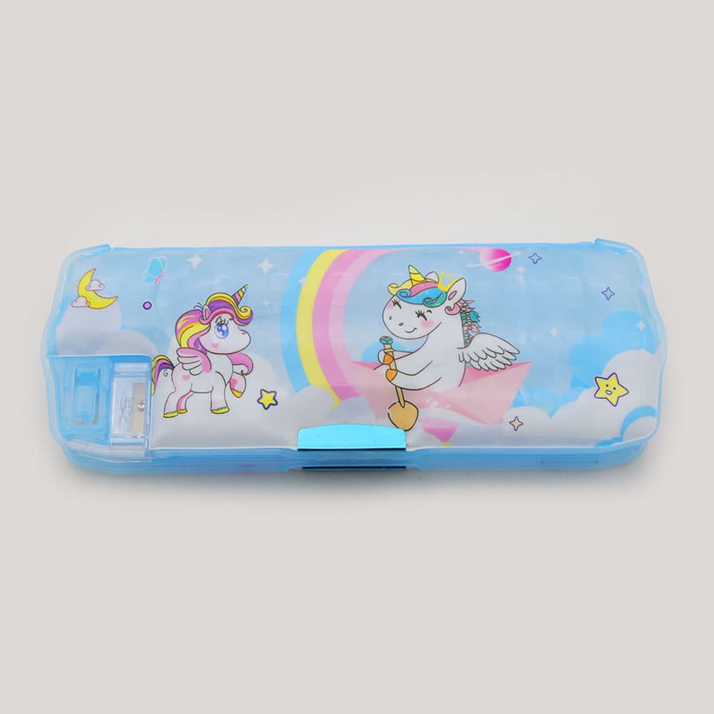 Pencil Box - Sky Blue, Stationary Pouch & Box, Chase Value, Chase Value