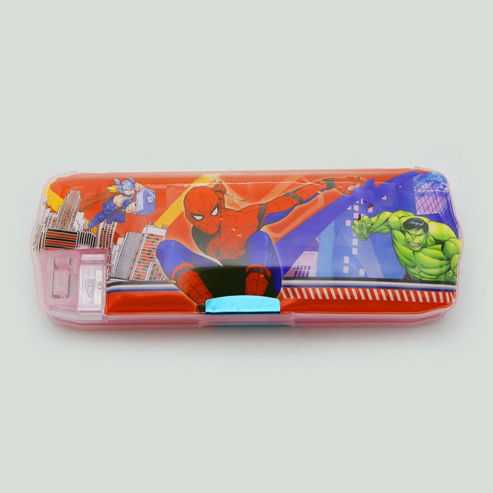 Pencil Box - Red, Stationary Pouch & Box, Chase Value, Chase Value