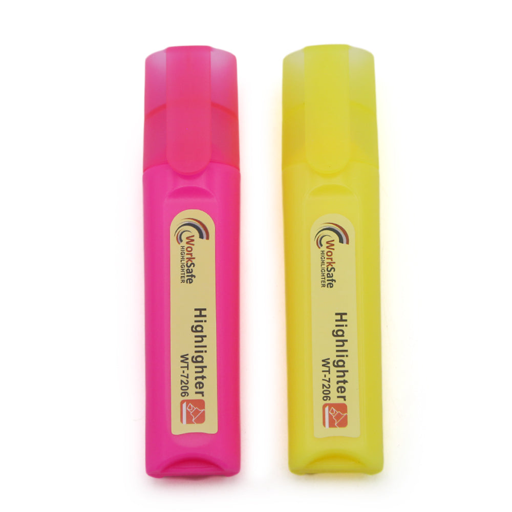 Work safe High Lighter Pack Of 2 - Multi Color, Coloring Tools, Chase Value, Chase Value