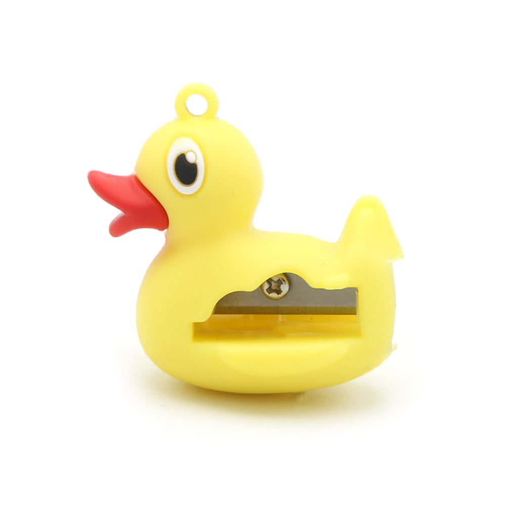 Pencil Sharpener with silicon body - Yellow, Pencil Boxes & Stationery Sets, Chase Value, Chase Value