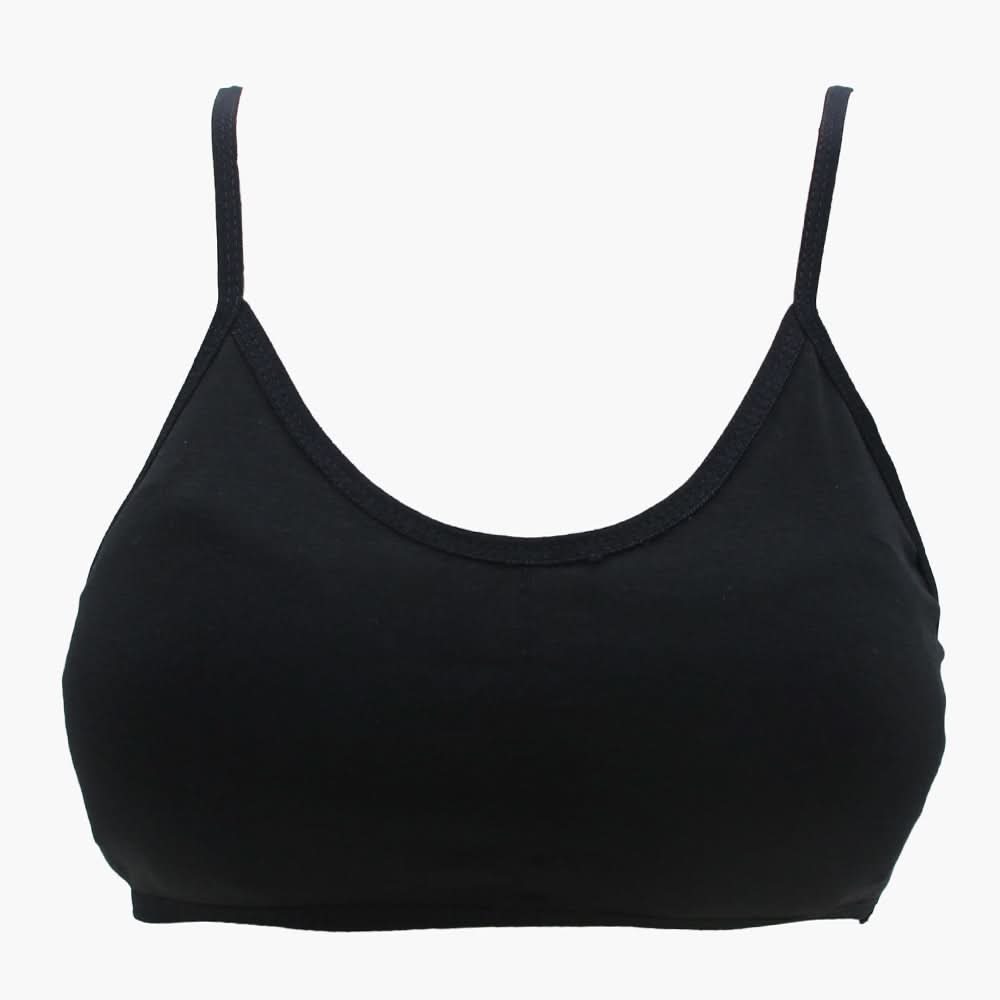 Valuables Girls Foam Biddies - Black, Girls Shameez Camisole & Biddies, Chase Value, Chase Value