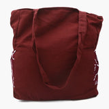 Women's Fabric Bag - Maroon, Women Bags, Chase Value, Chase Value
